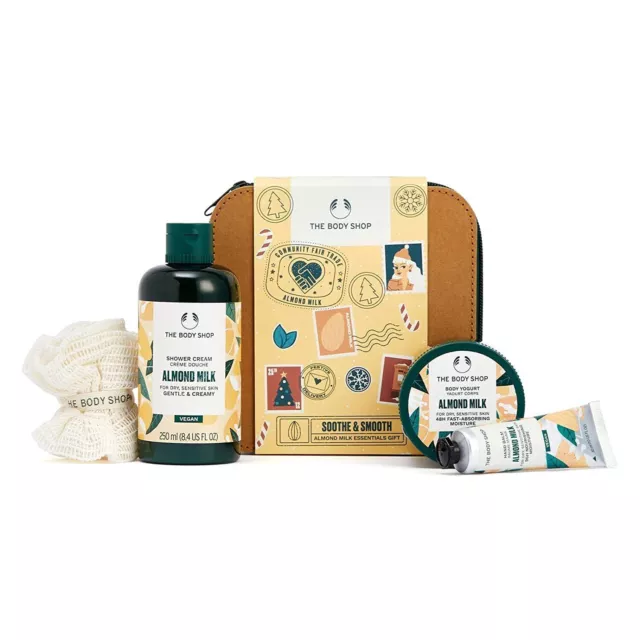 The Body Shop Soothe & Smooth Almond Milk Essentials Gift Set - Livraison...