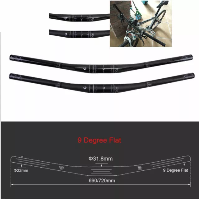 Bontrager RXL Carbon MTB Handlebar // 720mm 760mm 31.8mm // 15mm Rise Bike