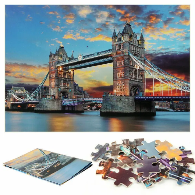 US 1000 Pieces Jigsaw Puzzles Adults Kids Toys Learning Education Christma US