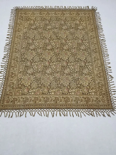 Vintage French Floral Scene Wall Hanging Tapestry 206x162cm