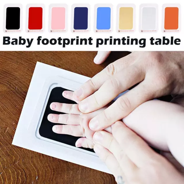 1X Baby Paw Print Ink Pad Dog Handprint Footprint Pads Kit Stamp Souvenir DIYUK