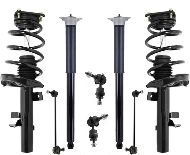 FRONT COMPLETE STRUTS Rear Complete Shocks & Links Fits Ford Focus 2.0L