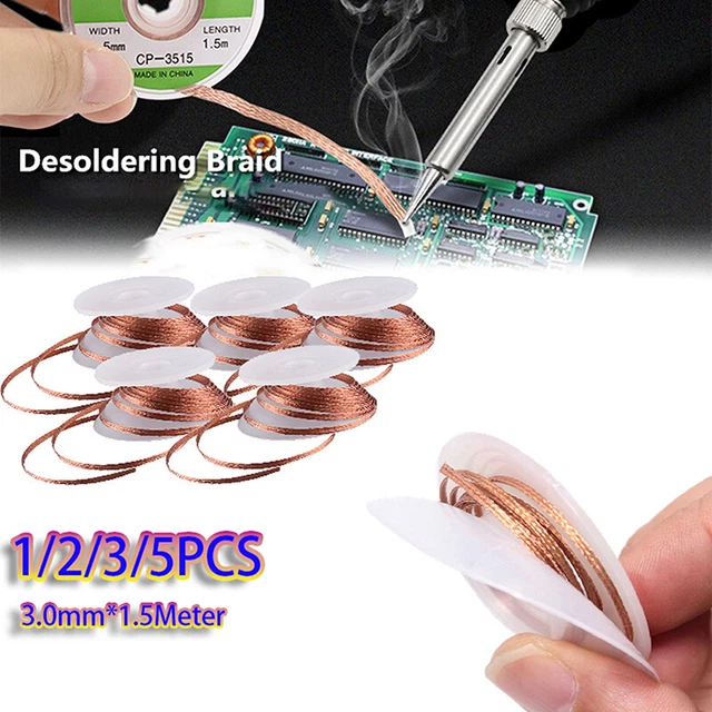 SOLDER WICK 3.0MMX1.5M Desoldering Braid Soldering Remover Wick Wire