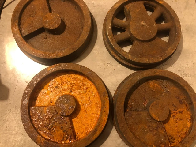 Live Steam Railway Train Wheels X4 7 1/4