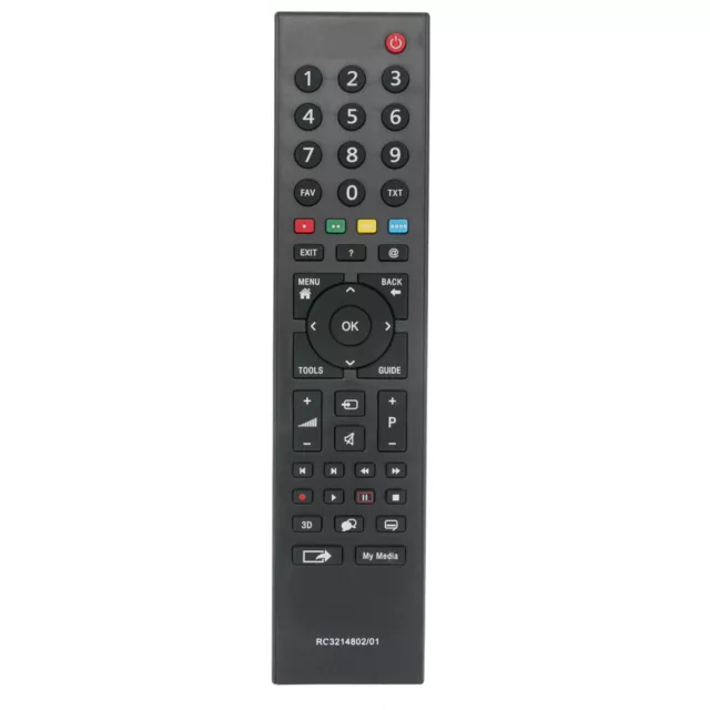 Ersatz TV Fernbedienung passend f¨¹r Grundig RC3214802/01 TS1187R-1 313923828011