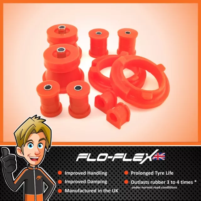 Ford Sierra Cosworth Sapphire Rear Bush Kit in Poly Polyurethane Flo-Flex