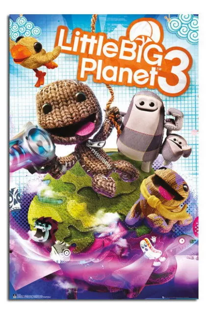 88741 Little Big Planet 3 Cover Wall Print Poster Plakat