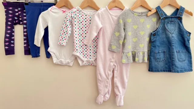Baby Girls Bundle Of Clothing Age 6-9 Months JoJo Maman Bebe Gap Zara