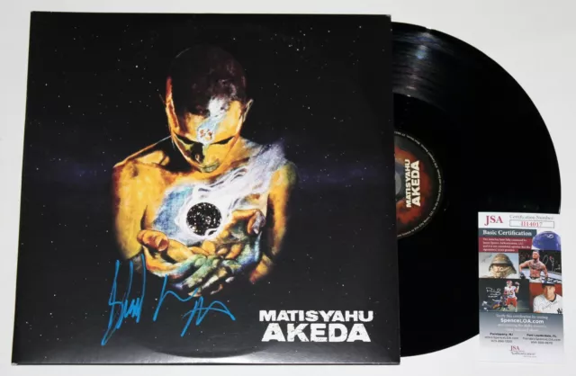 Matisyahu Signed Akeda Lp Vinyl Record Album Youth Reggae Autographed +Jsa Coa