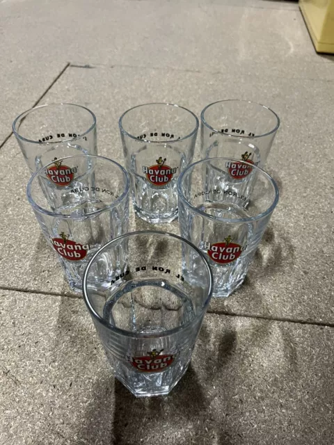 Lot De 6 Verres Havana Club