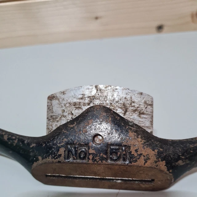 STANLEY NO 51 FLAT bottom SOLE SPOKE SHAVE spokeshave  made in england 9