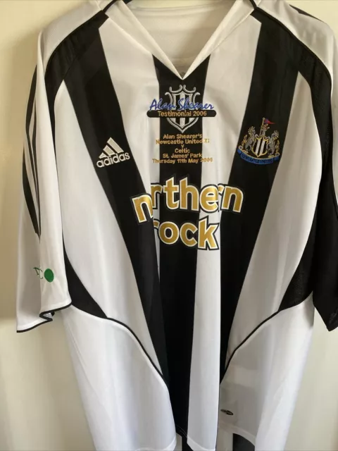 Alan Shearer Testimonial 2006 Newcastle United shirt xl Unworn