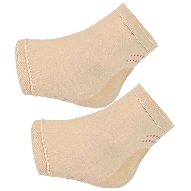 1 Pair Gel Heel Socks Moisturizing Heel Socks Cracked Feet Heel Socks Toeless