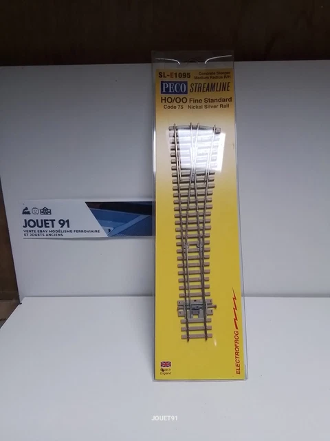 PECO SL E95 - Aiguillage Medium D Electrofrog Code 100  SLE95 Peco Fr Id2054