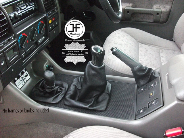 Genuine Leather Gear Stick Gaiter Set For Land Rover Discovery (1996-2004 Models)
