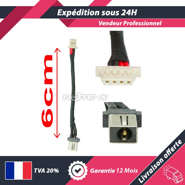 Connecteur D'alimentation (jack DC) Pour PC Portable Acer N20H2 - Neuf, Compatible Aussi Packard Bell - Pièce De Rechange Générique