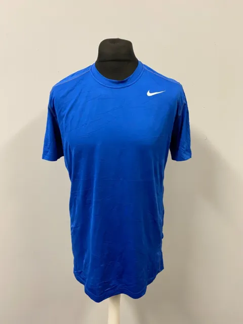 Nike Dri-Fit Haut Sport , Bleu, Gr. L , Homme, Respirant, Fitness 1A48