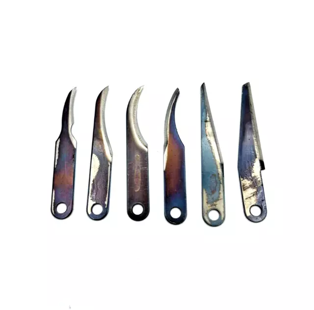 Warren Cutlery Six Piece Carving Blade Assortment, Carbon Steel Blades - WC6SBL