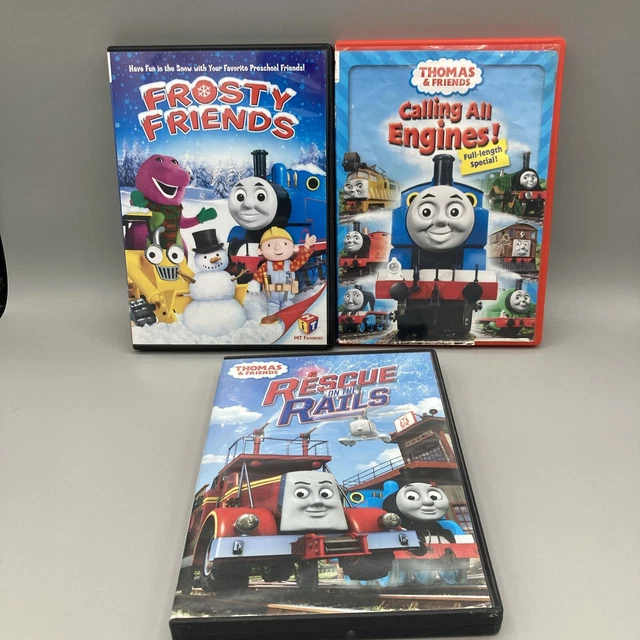 Thomas Rescue Rails Dvd THOMAS AND FRIENDS DVD Lot Of 3 Frosty Friends, Calling all Engines ...