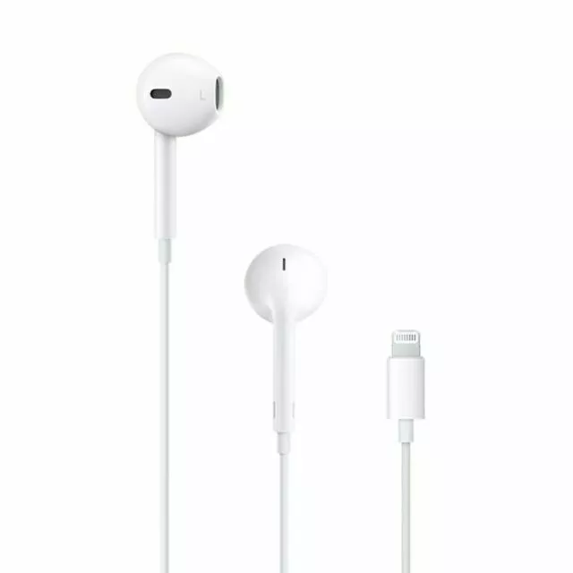 Apple EarPods Écouteurs Boutons Blancs avec Connecteur Lightning (MMTN2ZM/A)