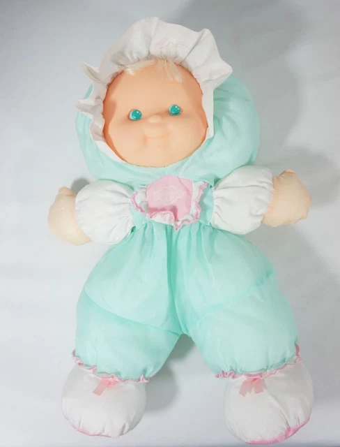 Vintage Puffalump Kids Mint Green Plush Doll Fisher Price