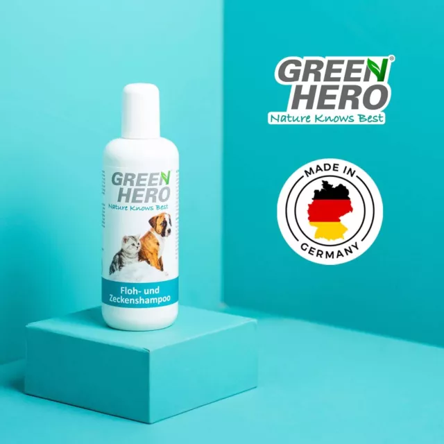 Floh- und Zeckenshampoo 250ml  schützt vor Flöhen, Zecken, Parasiten und Läusen 3