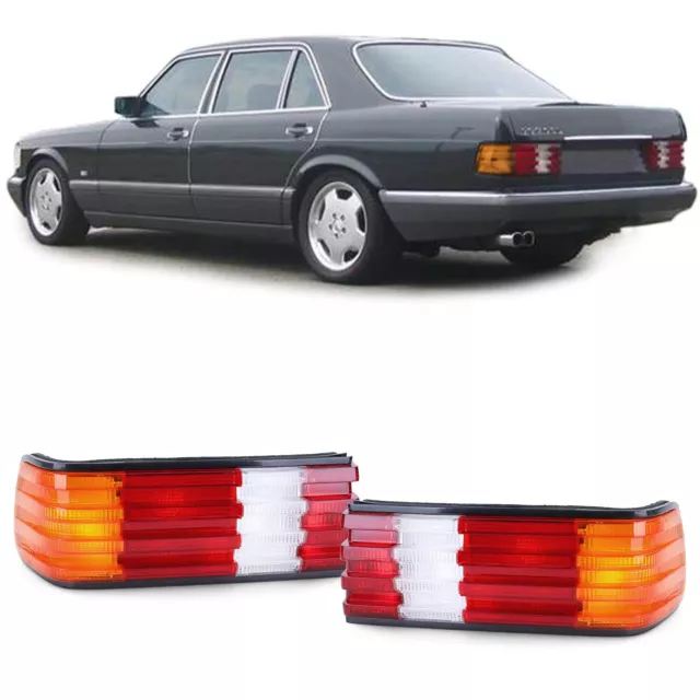 Luci Posteriori SX + Dx per MERCEDES CLASSE S W126 Da 1979-1991