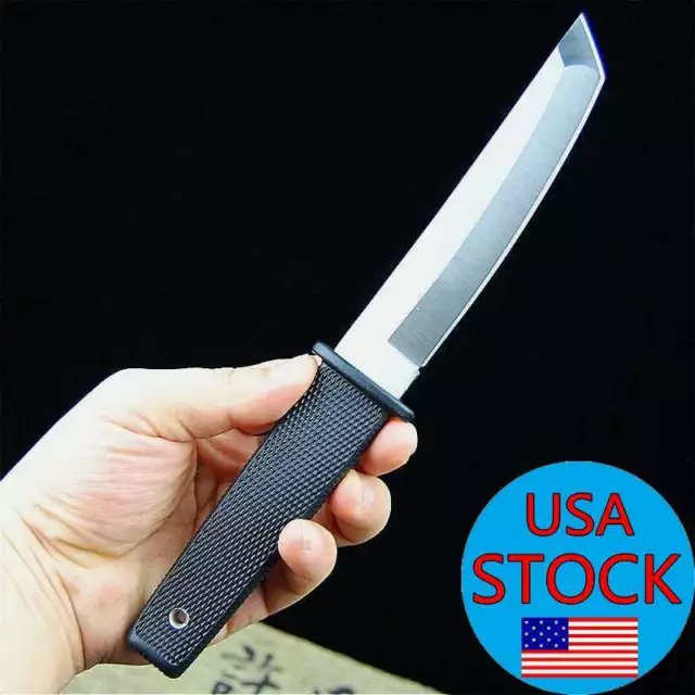 Stainless Steel Long Plastic Handle Outdoor Tactical Knife ABS Sheath, Sports