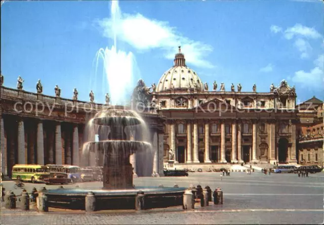 72347835 Vatikan Citta del Vaticano Piazza e Basilica di San Pietro Petersplatz