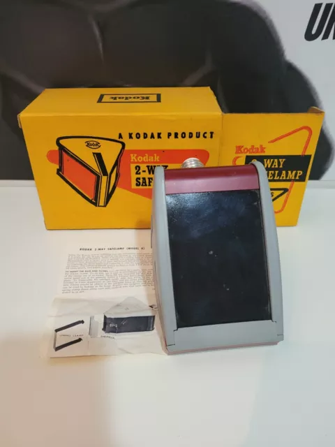 Kodak 2-Way Safelamp 15 Watt Safelight model A Vintage - NIB
