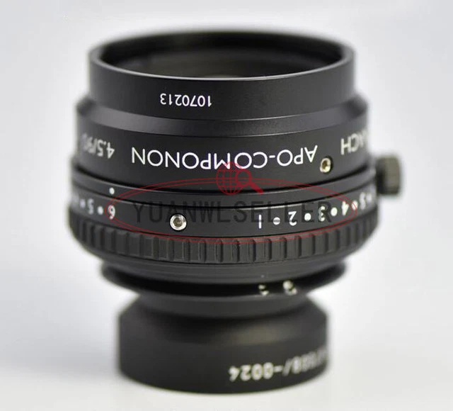 Used 1PC Pre-owned Kreuznach Apo-Componon 4.5/90 MAKRO-IRIS Lens Nice Condition