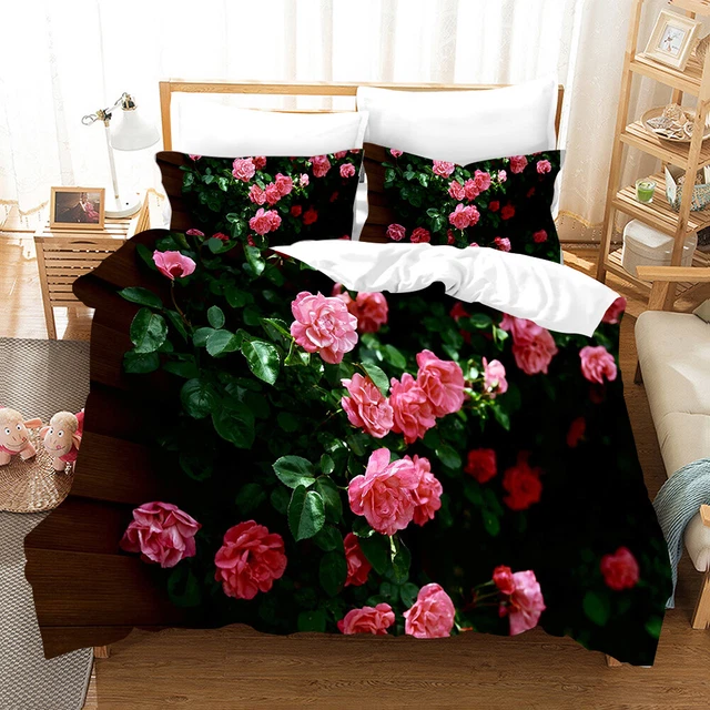 Luxury Pastoral Flower EmbroideryBedding Set Duvet Cover Bed sheet/Linen Pillowcases