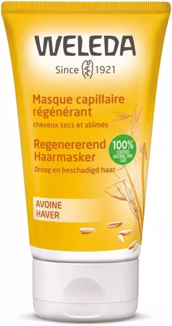 Masque Capillaire Régénérant À L'Avoine - Masque Cheveux Cassants Tube De 150 Ml 2