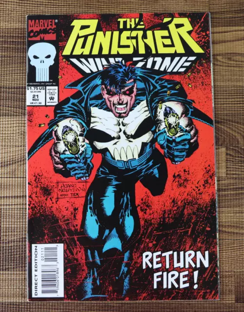 1993 Marvel Comics The Punisher War Zone #21 VF+/NM