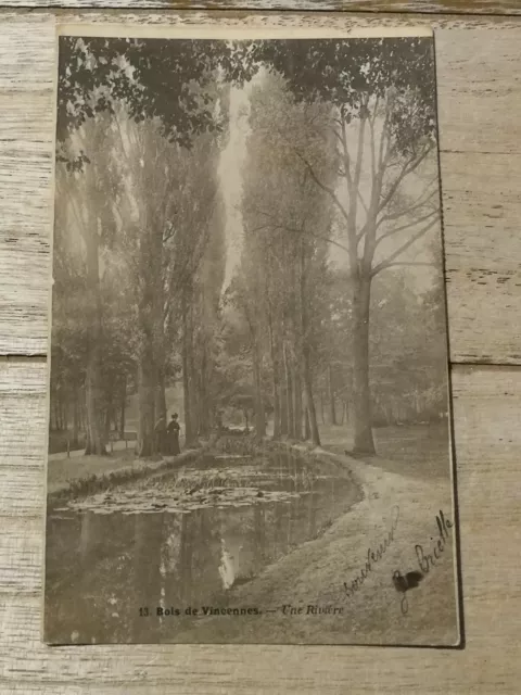CPA 75 PARIS - Bois de Vincennes - Une Riviére