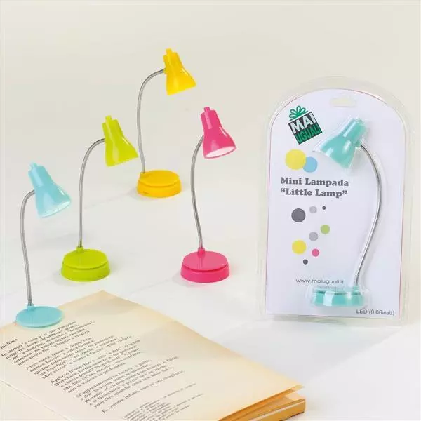 Mini Lampada LED "LITTLE LAMP" Luce da lettura con clip - Originale Maiuguali