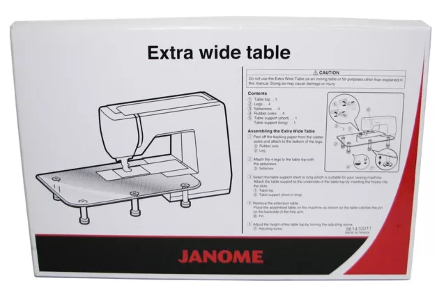 JANOME Extra Wide Table Large Embroidery Sewing Machine Memory Craft MC9900 NEW!