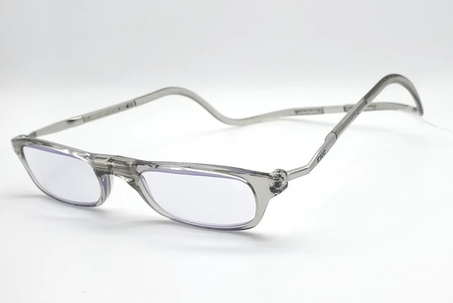 Clic Reader Unisex Black Full Rim Magnetic Expandable XXL Eyeglasses