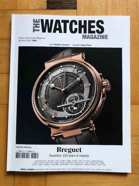 THE WATCHES Magazin 66, Herbst 2021, neu, original, ungelesen, RARITÄT!!