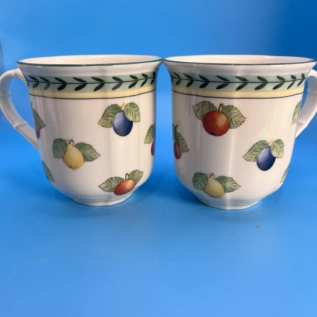 Théière Villeroy & Boch – French Garden – Grand Modèle 35x26 Cm – Motifs Fruits (cerises, Citrons) – NEUVE