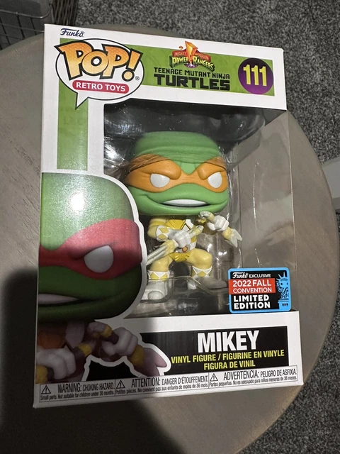 Funko POP! Retro Toys Power Rangers x TMNT Mikey as Yellow Ranger #111 Funko POP! Retro Toys Power Rangers x TMNT Mikey as Yellow Ranger #111