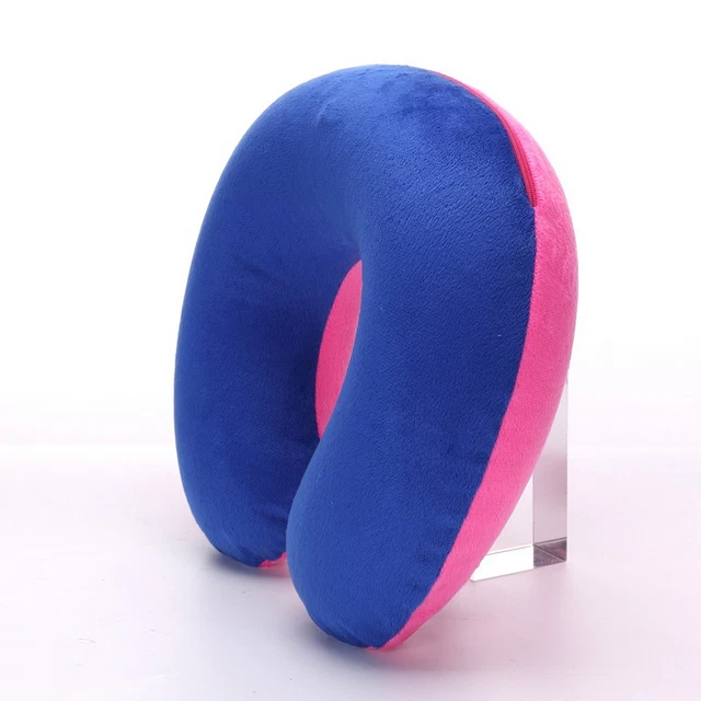 U Shaped Travel Pillow Memory Foam Neck Support Head Rest Car Plane Soft Cushion 7