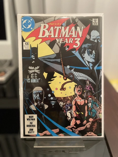 BATMAN #436 ANNO 3 1989 DC Comics 1a App Tim Drake (nuovo Robin ...