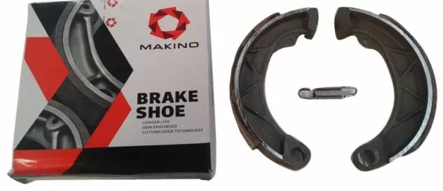 ukscooters LAMBRETTA BRAKE SHOES FRONT OR REAR GP MAKINO WITH FREE SPRING 2