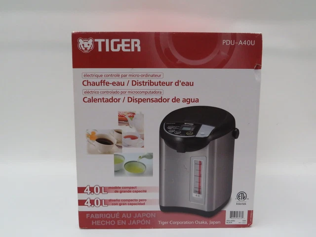 希少！！】 Tiger PDU-A30U-K Electric Water Boiler and Warmer, Stainless Black,  3.0-Liter by Corporation ad-naturam.fr