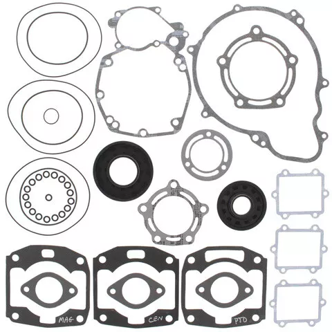 Winderosa 611502 Gasket Set With Oil Seals