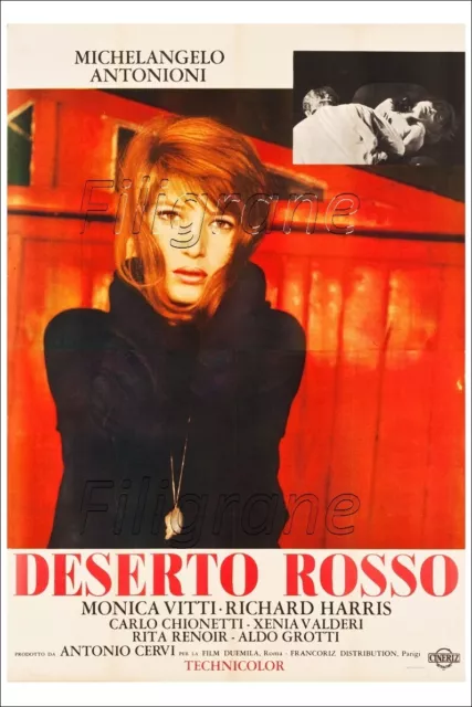 DESERTO ROSSO FILM Rxtd - POSTER HQ 50x70cm d'une AFFICHE CINéMA