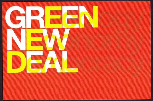 V13704 Australia Avant Card #13704 Green New Deal Green Institute postcard
