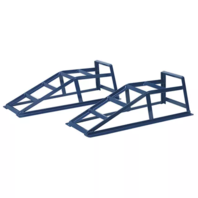 Sealey CAR2000 Car Ramps 1tonne Capacity per Ramp 2tonne Capacity per Pair