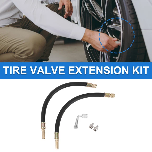 Universal Flexible Tire Valve Motoforti 1 Set 65mm Tire With Leak-Proof Air Cap Universal Copper